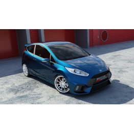 Передний бампер Focus RS 2015 Look на Ford Fiesta VII рестайл